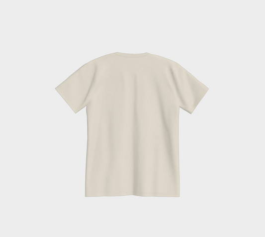 Buffalo Relations Premium Tee - Sand & Black, Corner Logo