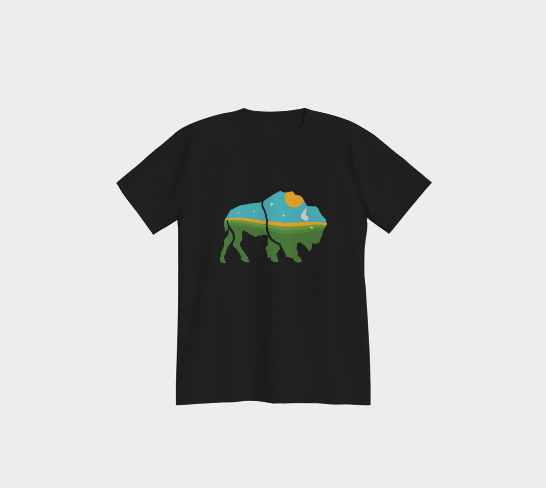 Buffalo Relations Premium T-Shirt - Black - Front Logo