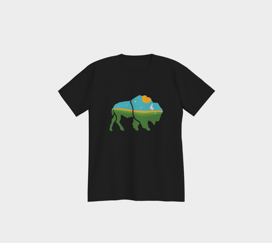 Buffalo Relations Premium T-Shirt - Black - Front Logo