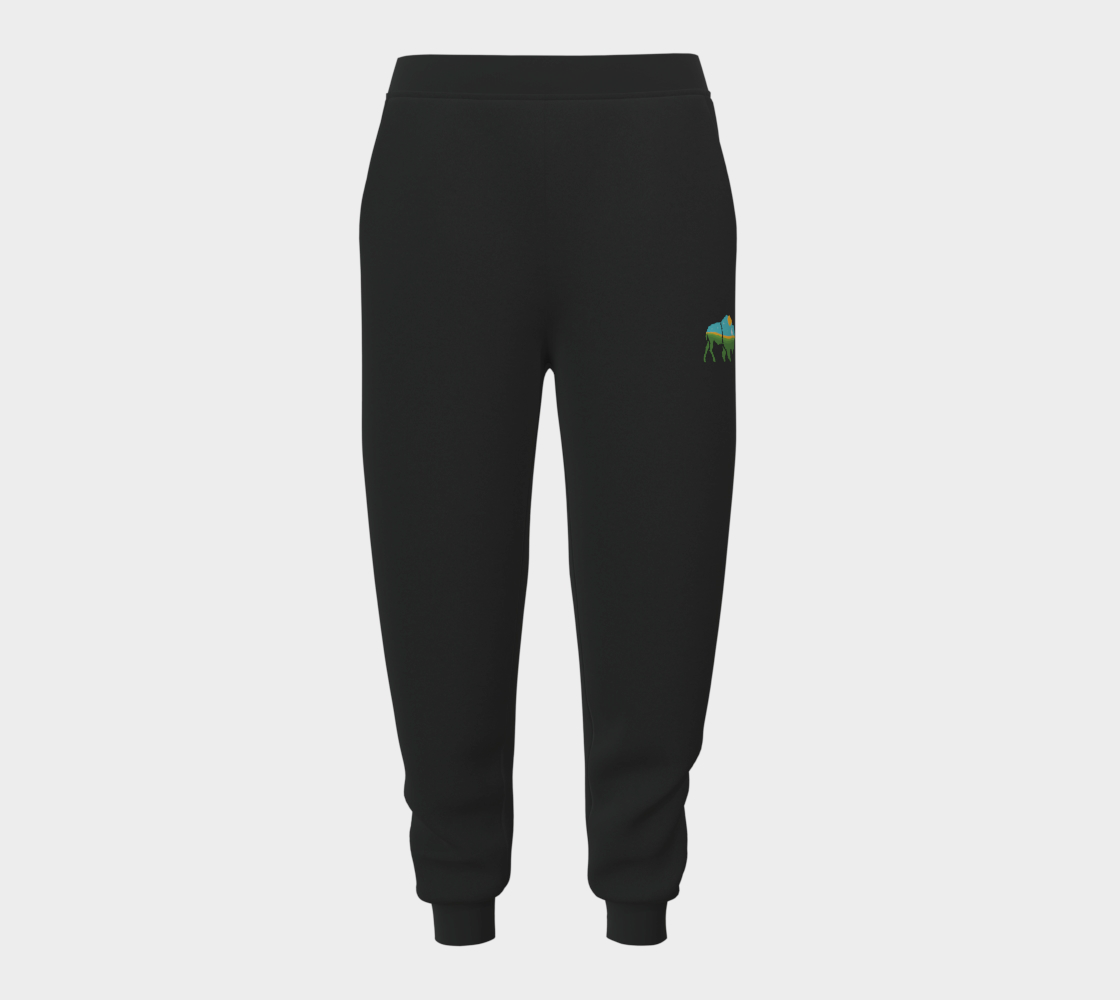 Buffalo Relations Premium Joggers - Black - Colour Logo