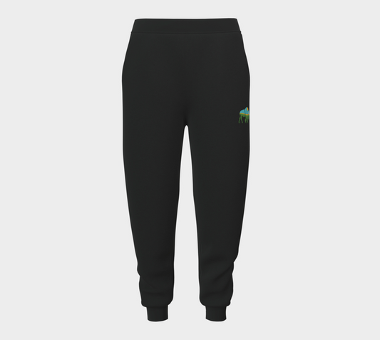 Buffalo Relations Premium Joggers - Black - Colour Logo