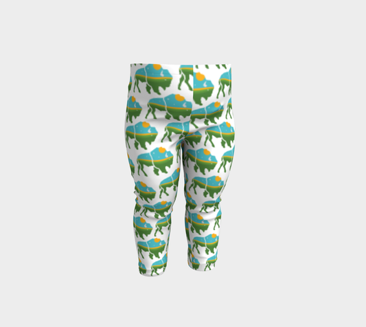 Baby and kid buffalo leggings
